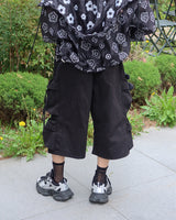 [UNISEX] Bermuda Cargo Wide Pants