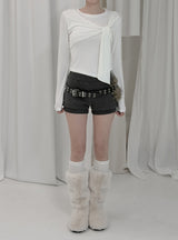 Active Washing Studded Shorts