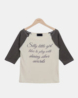 Muten Lettering 7-Sleeve T-Shirt
