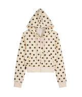 Meditation Dot Hoodie Zip-up