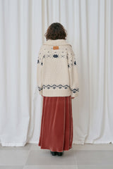 Cosmo velvet skirt_brick