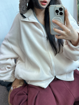 テディフリースルーズジップアップ🤍💙🤎3カラー