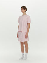 (Unisex) Essential Stretch Fit Half Sleeves PJ Set, Pink