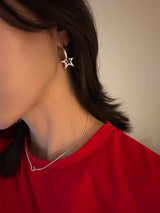 [925silver] 2 ウェイ スターピアス