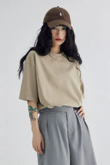 ベーシックコットンユニセックスTシャツ