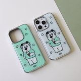 スターソフトコーンスマートフォンエポキシケース(mint color)
