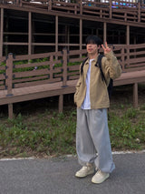 アヴァンバルーンスウェットジョガーパンツ　４色