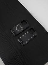 heart stud case (zebra)