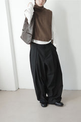 pocket hobo leather bag