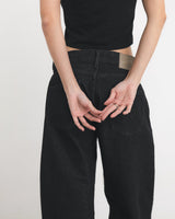 Riveted Double Waist Jeans