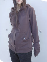 pocky hood zip-up
