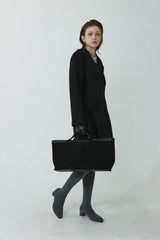 WOOL-LIKE LONG COAT_BLACK