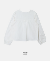 #AR Frill Lace Pintuck Blouse