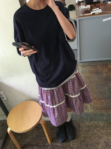 [unisex] モンゾレイヤードポケットボクシー半袖Tシャツ