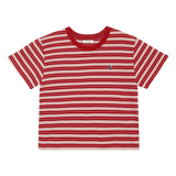 シンボルマルチストライプハーフTシャツ