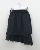ローザ アシンメトリカル フリル スカート (3color)