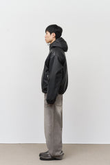 ビルトブリーチワイドデニム