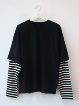boxy fit layered T 