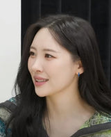 ネオンイエローエナメルゴールドフープ925シルバーリングイヤリングE040-02G-NY (Worn by Sunmi, Kang Jiyoung)