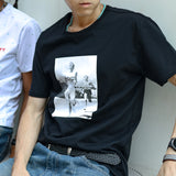 Ringer Tee Black