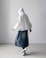 Lumos Pintuck Bermuda Denim