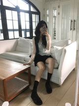 Sunday ピンタックショーツ