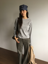 Dust Deep Bootcut Pants (1color)