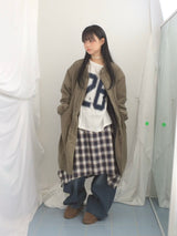 Numbering loose sweatshirt