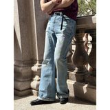 [Unisex] All brush flare denim pants
