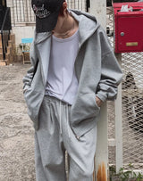 Jet Overfit Pile Hood Zip-Up