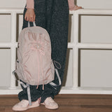 ホールストリングピーオーバックパック(pink grey)