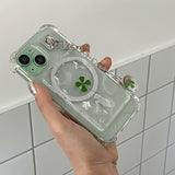 [made]Lucky clover magsafe card wallet