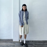 Ripple Texture Stripe Shirt