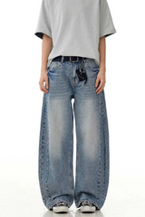 Washed Blue Blade Jeans