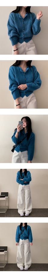 Polonnit Crop Round Cardigan