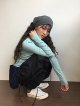 ラインストライプスカーフ (2color)