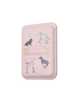 Puppy Iphone Card Wallet (Pink)