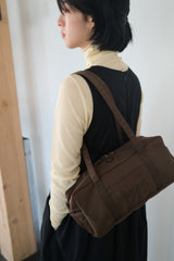 compact duffle bag (brown)