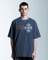 Atelier Cross T-shirt (Vintage-Blue)
