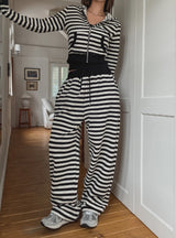 Annie Stripe Set-up String Pants