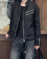 Rix tweed biker jacket