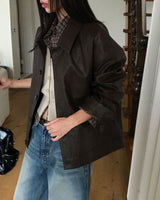 Flu Matte Leather Jacket