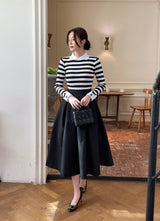 26SS★ Siez Color Matching Button Collar Knit