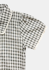 Layla Puff Check Blouse