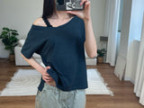 ルーズⅤネックTEE