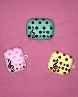 [made] Dot treble clef AirPods case (glossy hard)