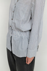Cloudy Striped Blouse(2color)
