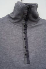 (W) Iron High Button Top