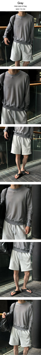 [Unisex] アイスクロップサマーニット(5color)