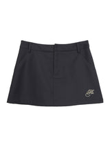ネイビーAラインミニスカート
